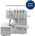 1034D Serger, Heavy-Duty Metal Frame Overlock Machine, 1,300 Stitches Per Minute, Removeable Trim Trap, 3 Included Accessory Feet