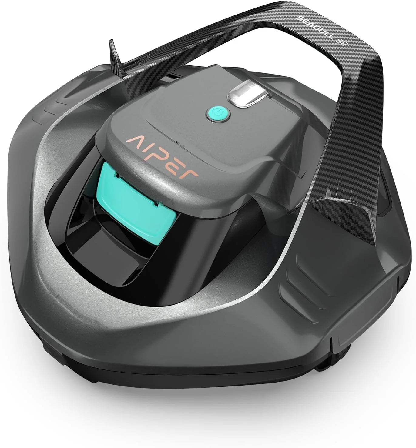 Cordless Robotic Pool Cleaner, Pool Vacuum Lasts 90 Mins, LED Indicator, Self-Parking, Ideal for Above/In-Ground Flat Pools up to 40 Feet1 pcs