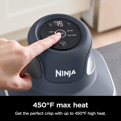 Ninja Crispi 4 in 1 Portable Glass Air Fryer Cooking System, 4QT &amp; 6 Cup Glass Containers with Storage Lids, Easy Meals, Microwave, Freezer &amp; Dishwasher Safe, Air Fry, Bake &amp; More, Cyberspace, FN101GY : Home &amp; Kitchen