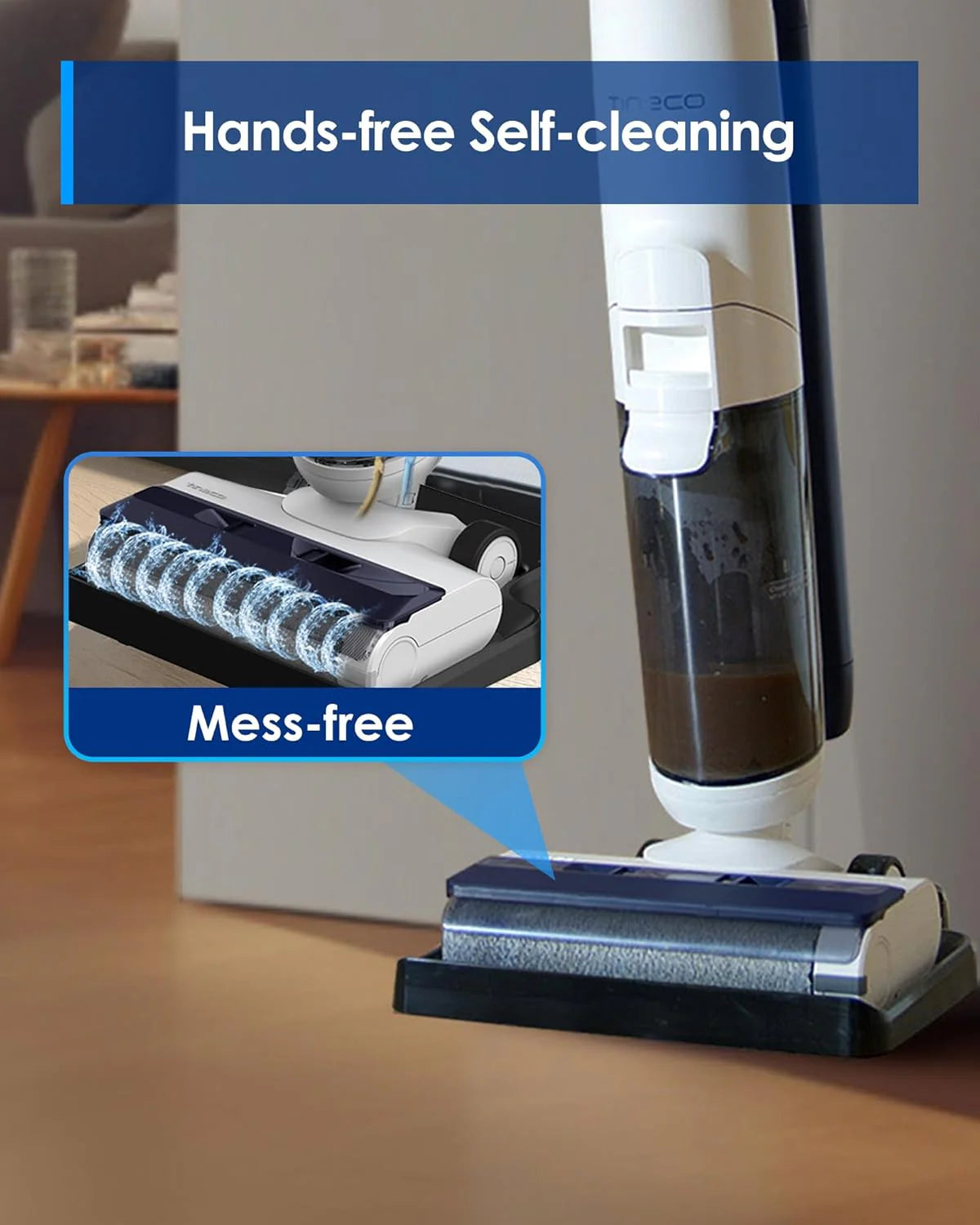 Complete Wet Dry Vacuum Cordless Floor Cleaner and Mop One-Step Cleaning for Hard Floors1 pcs