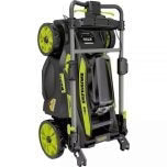 2025 40V Brushless 20-inch Self-Propelled Hand Lawn Mower, Grass Trimmer and Leaf Blower with (2) Batteries and (2) Chargers