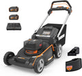 40V Power Share 20” Push Lawn Mower with Two 4.0Ah High-Capacity Batteries, Black and Orange1 pcs
