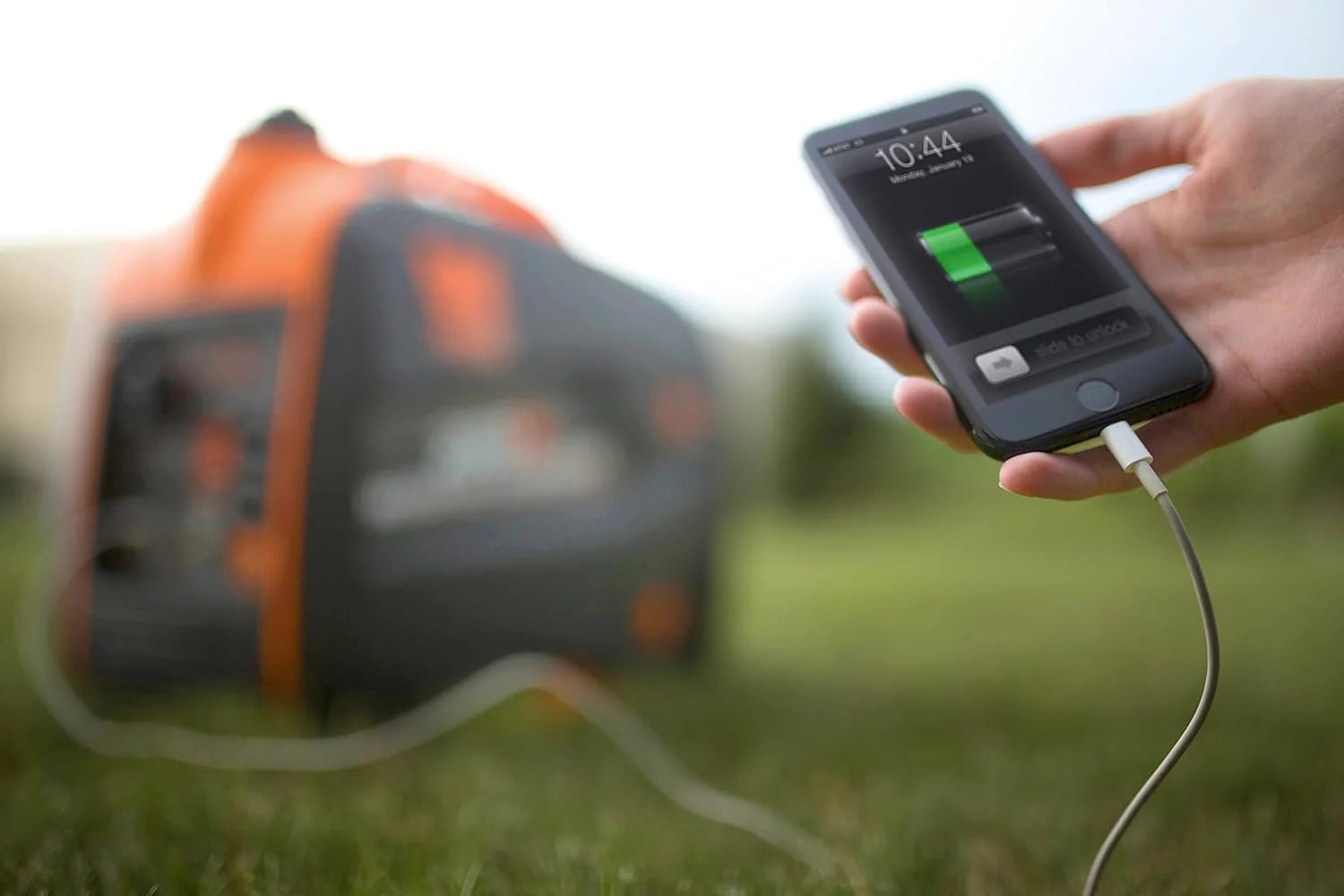 Gas-powered portable inverter generator1 pcs