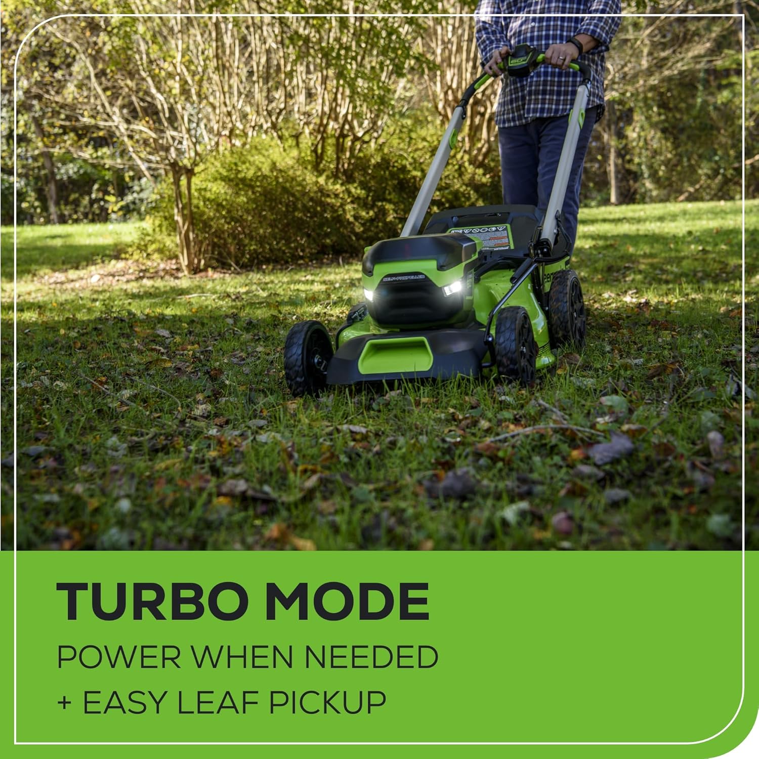 Greenworks 60V 21 Cordless (Self-Propelled) Lawn Mower , 2 x 4.0Ah Batteries and Dual Port Rapid Charger