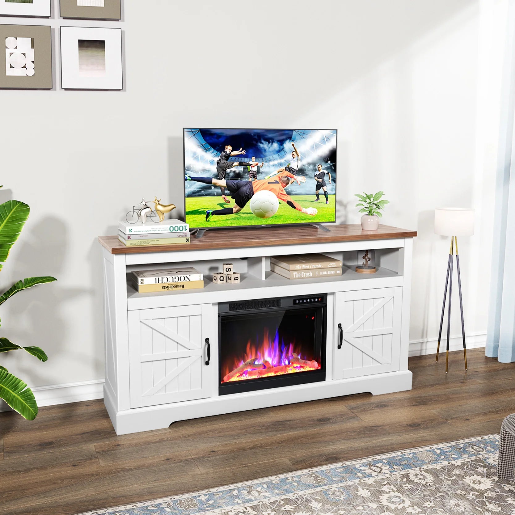Electric Fireplace TV Stand 65 Inch