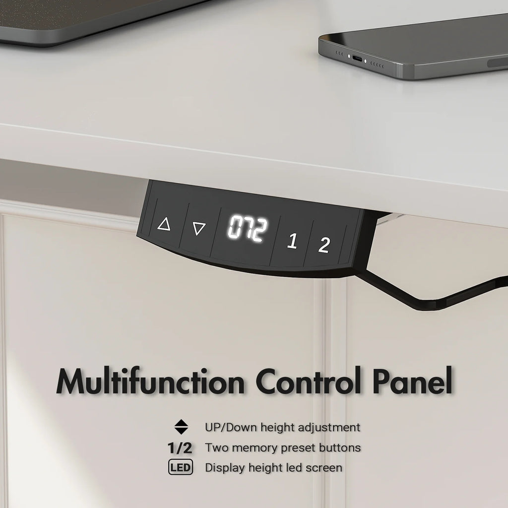 Electric Standing Desk Height Adjustable 100cm