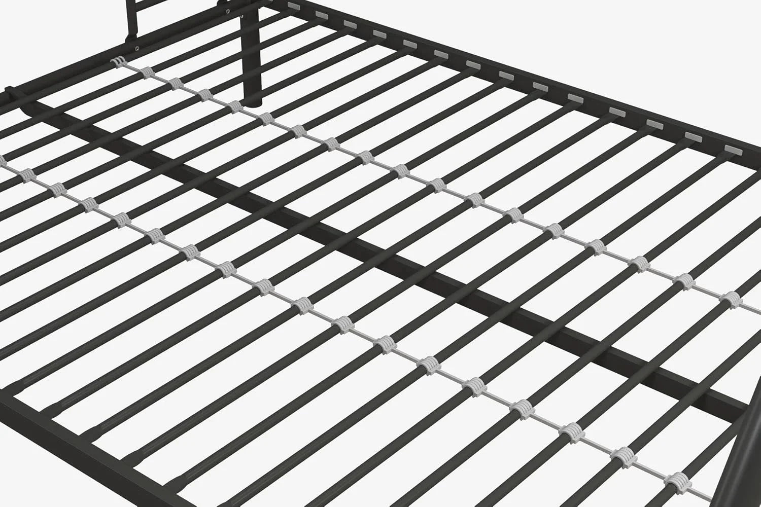DHP Dusty Twin Over Full Metal Bunk Bed, Off White1 pcs