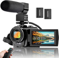 Video Camera Camcorder Digital YouTube Vlogging Camera Recorder FHD 1080P 24.0MP 3.0 Inch 270 Degree Rotation Screen 16X Digital Zoom Camcorder with Microphone,Remote Control and 2 Batteries1 pcs