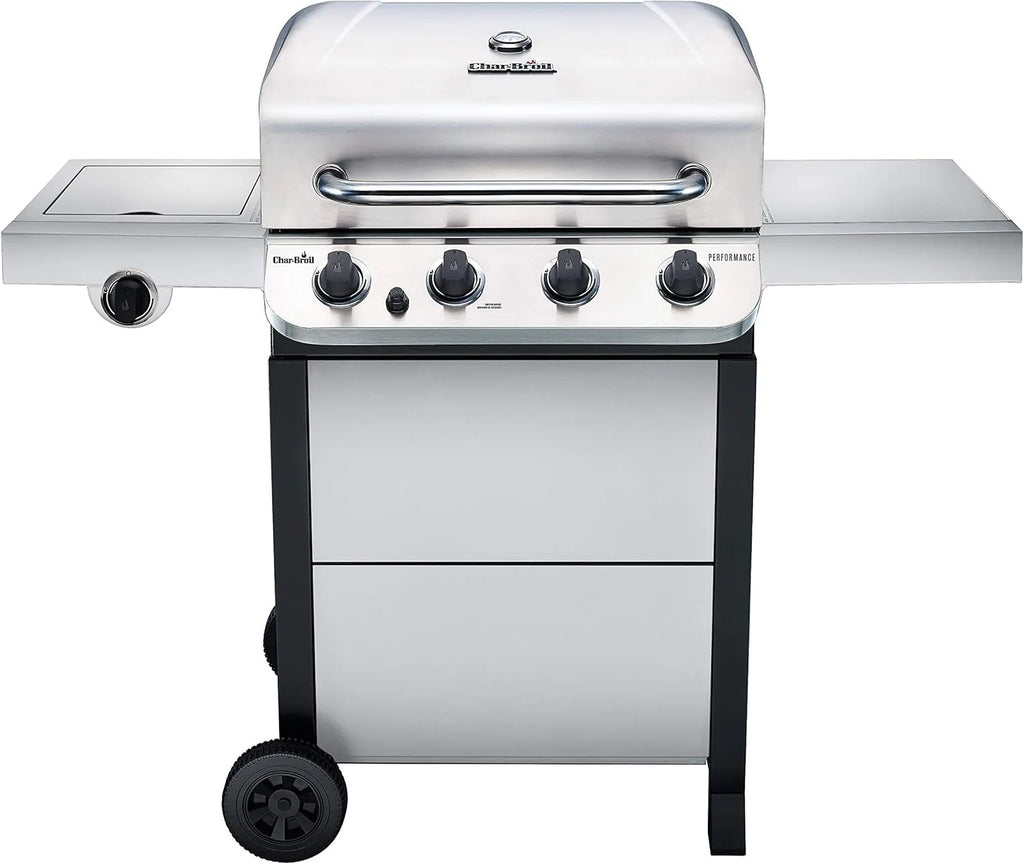 Performance Stainless Steel 4-Burner Cart Style Gas Grill1 pcs
