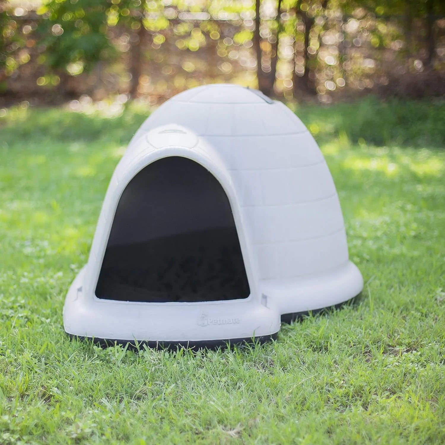 Petmate Indigo Dog House (Igloo Dog House, Made in USA with 90% Recycled Materials, All Weather Protection Pet Shelter) for XL Dogs  90 to 125 pounds, Made in USA