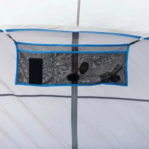 Family cabin tent for 16 people with 3 rooms and 3 entrances