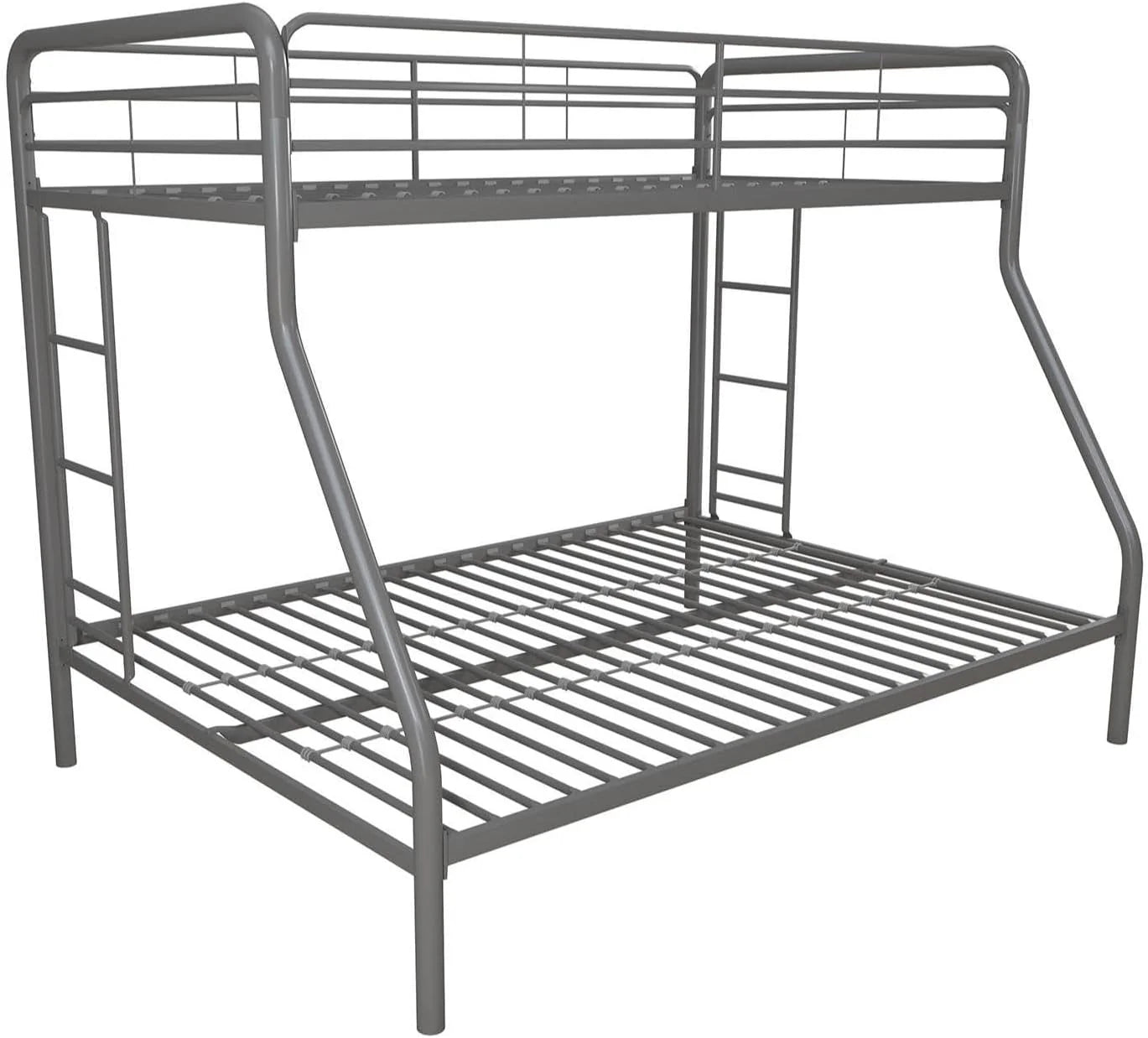 DHP Dusty Twin Over Full Metal Bunk Bed, Off White1 pcs