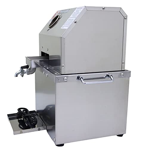 LGXEnzhuo 110V Electric Sugar Cane Press Juicer Machine, 800W Stainless Steel Desktop Sugarcane Juicing Crusher Extractor, with 3 Rollers for Home and Commercial: Home &amp; Kitchen