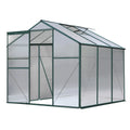 Green Fingers Greenhouse 1.9x1.9x1.83M Aluminium Polycarbonate Green House Garden Shed