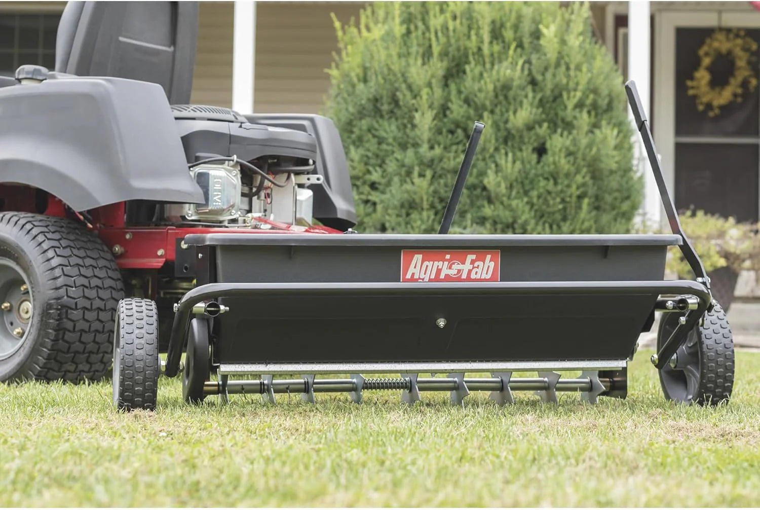 100-pound traction type seeder/seeder/sprayer, black version1 pcs