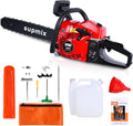 20-Inch Gas Powered Chainsaw,62cc Petrol Chainsaw Garden Tools,3.4HP 2 Cycle Gasoline Powered Chain Saws Handheld Cordless Petrol Chainsaws for Tree Cutting Outdoor Home Farm All Parts1 pcs