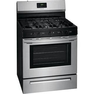 Frigidaire 30 inch (76 cm) wide freestanding 5-burner stainless steel gas hob FCRG3052AS