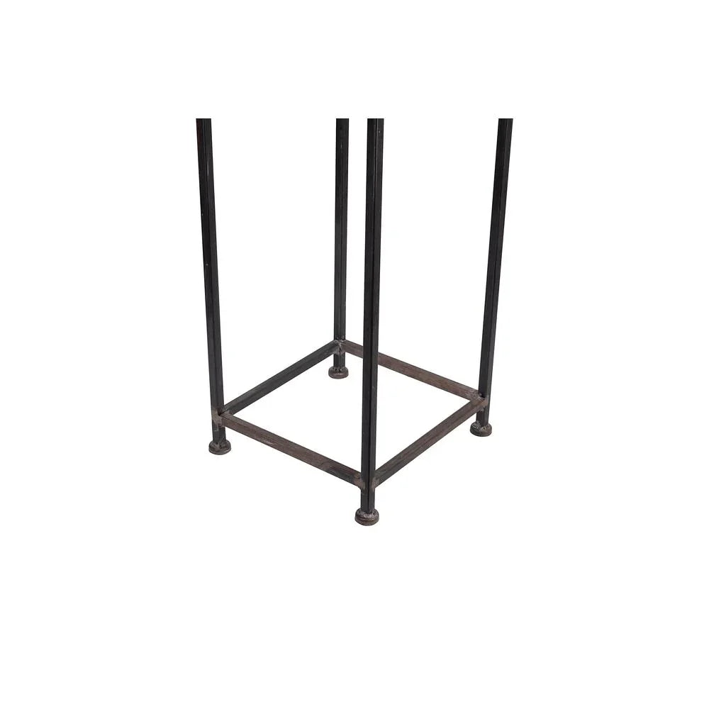 3R Studios House Shaped Metal Log Holder