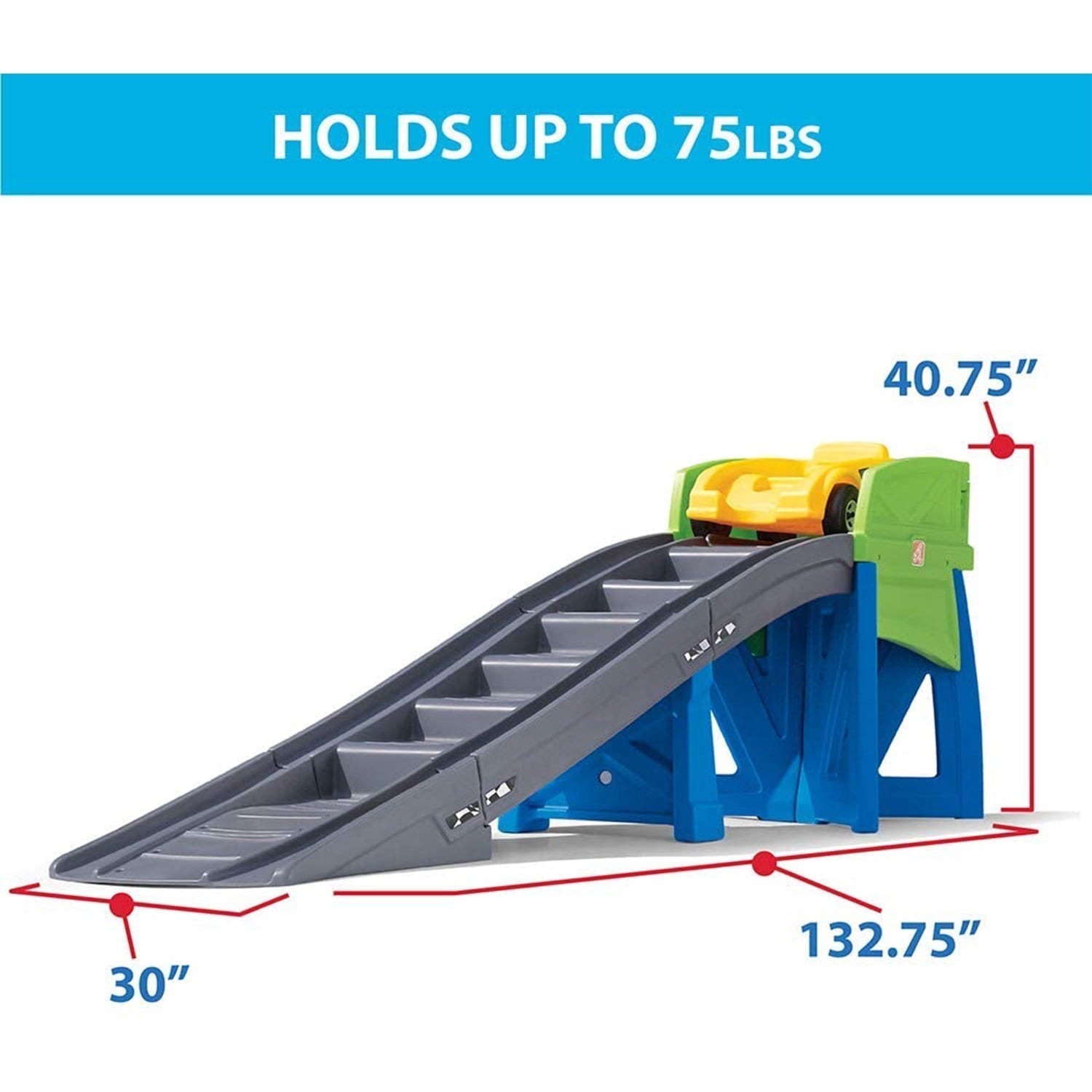 Step2 Extreme Roller Coaster Ride On Toy for Kids with Climbing Stairs