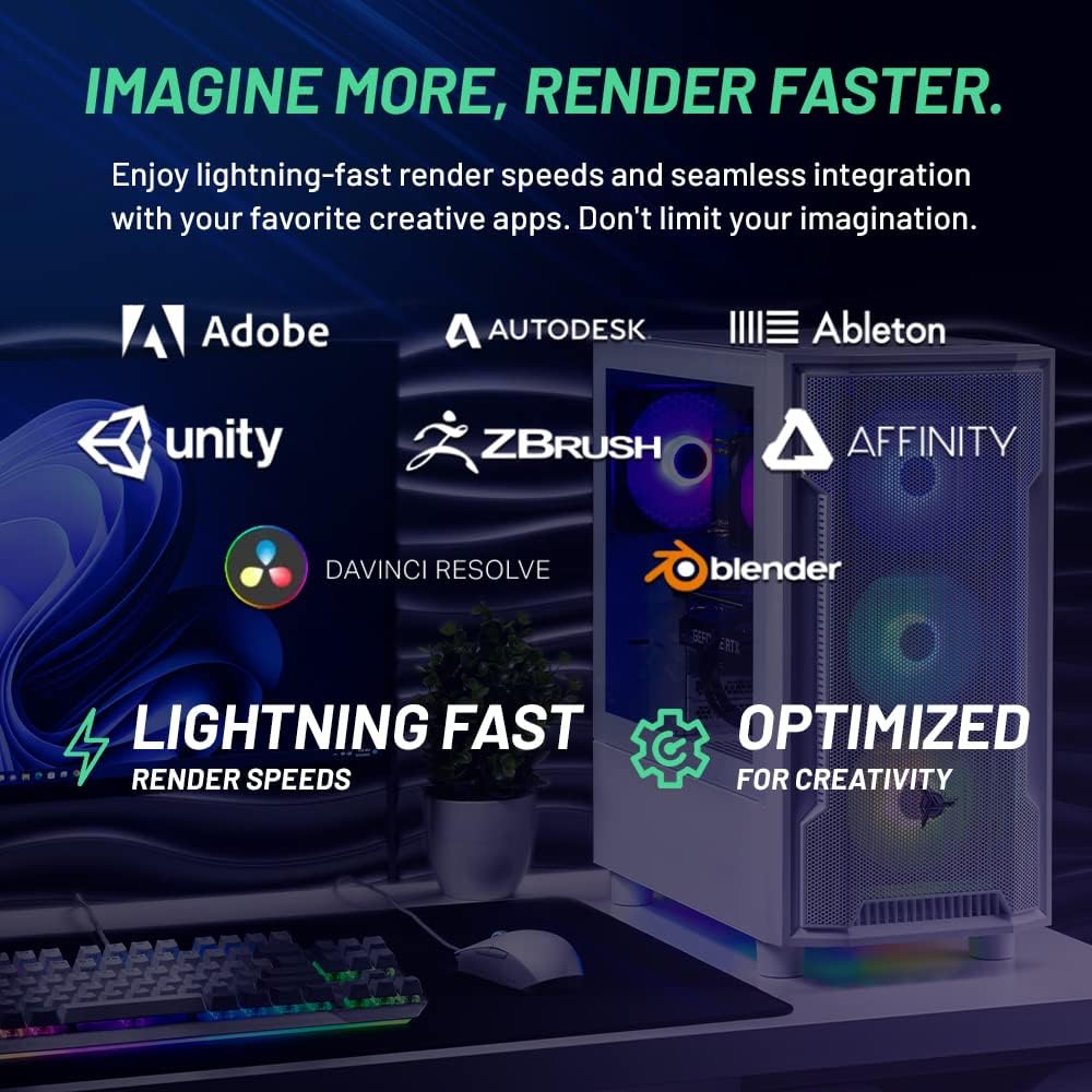 Gaming Shadow Gaming PC Desktop – Intel Core i7 13700F 2.1 GHz, NVIDIA RTX 4060, 1TB NVME SSD, 16GB DDR4 RAM 3200, 600W Gold PSU, 360mm AIO, 11AC Wi-Fi, Windows 11 Home 64-bit,Black1 pcs