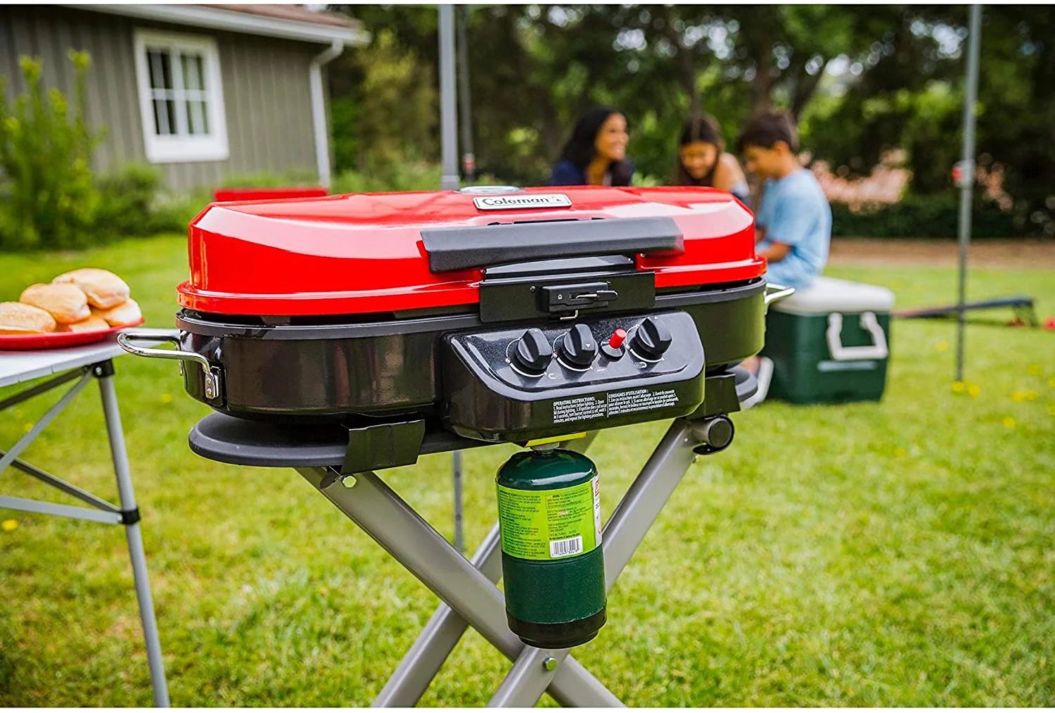 Coleman RoadTrip 285 Portable Stand Grill with Propane Gas Connection