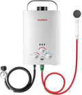 Tankless Water Heater Outdoor, 1.58 GPM, 6L Portable Propane Camping Water Heater with Overheating Protection for Indoor,RV,Camping1 pcs