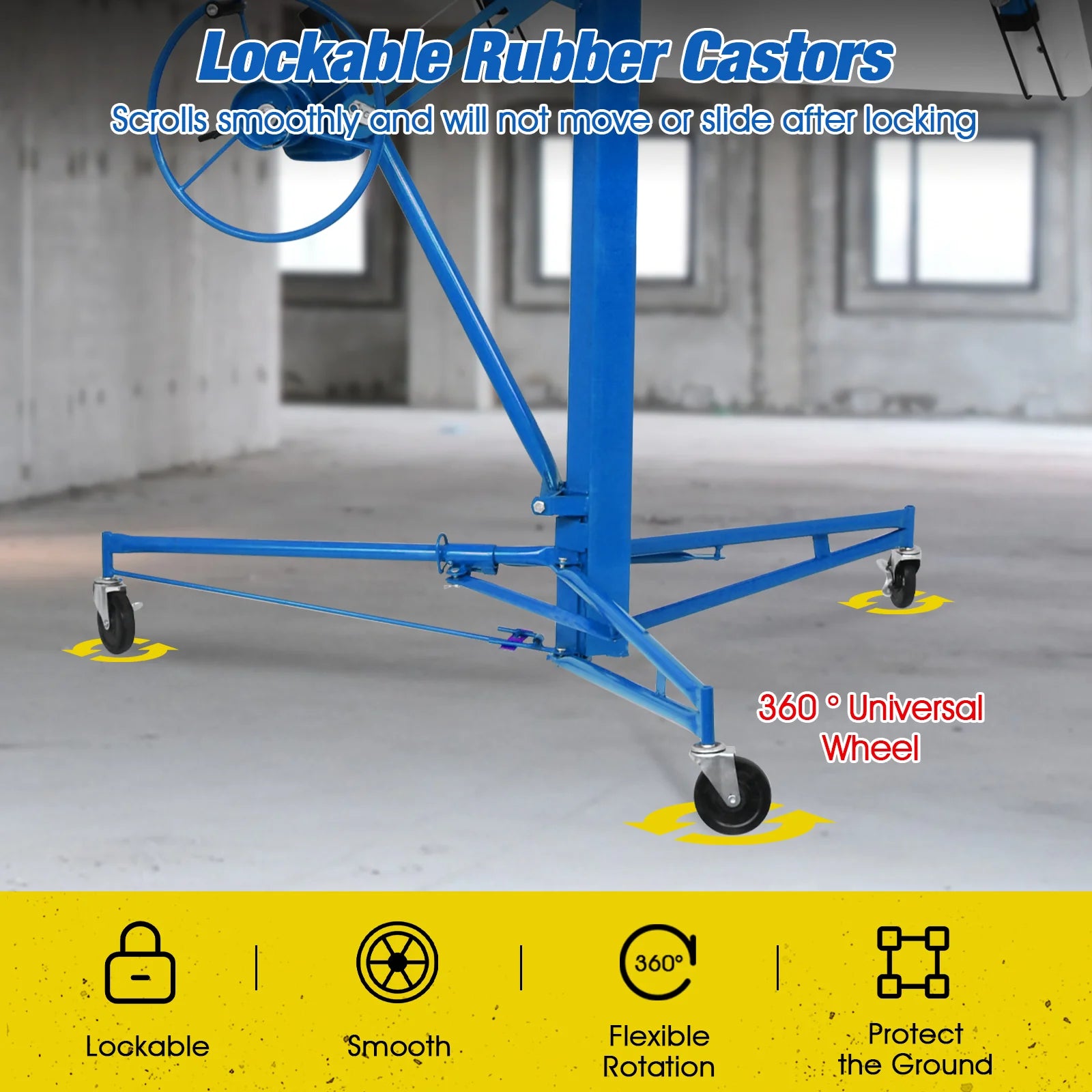 11FT Drywall Panel Lift Blue